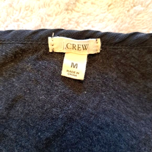 J. Crew Gray Sequin Tank Top with Buttons Size Medium - Picture 4 of 5